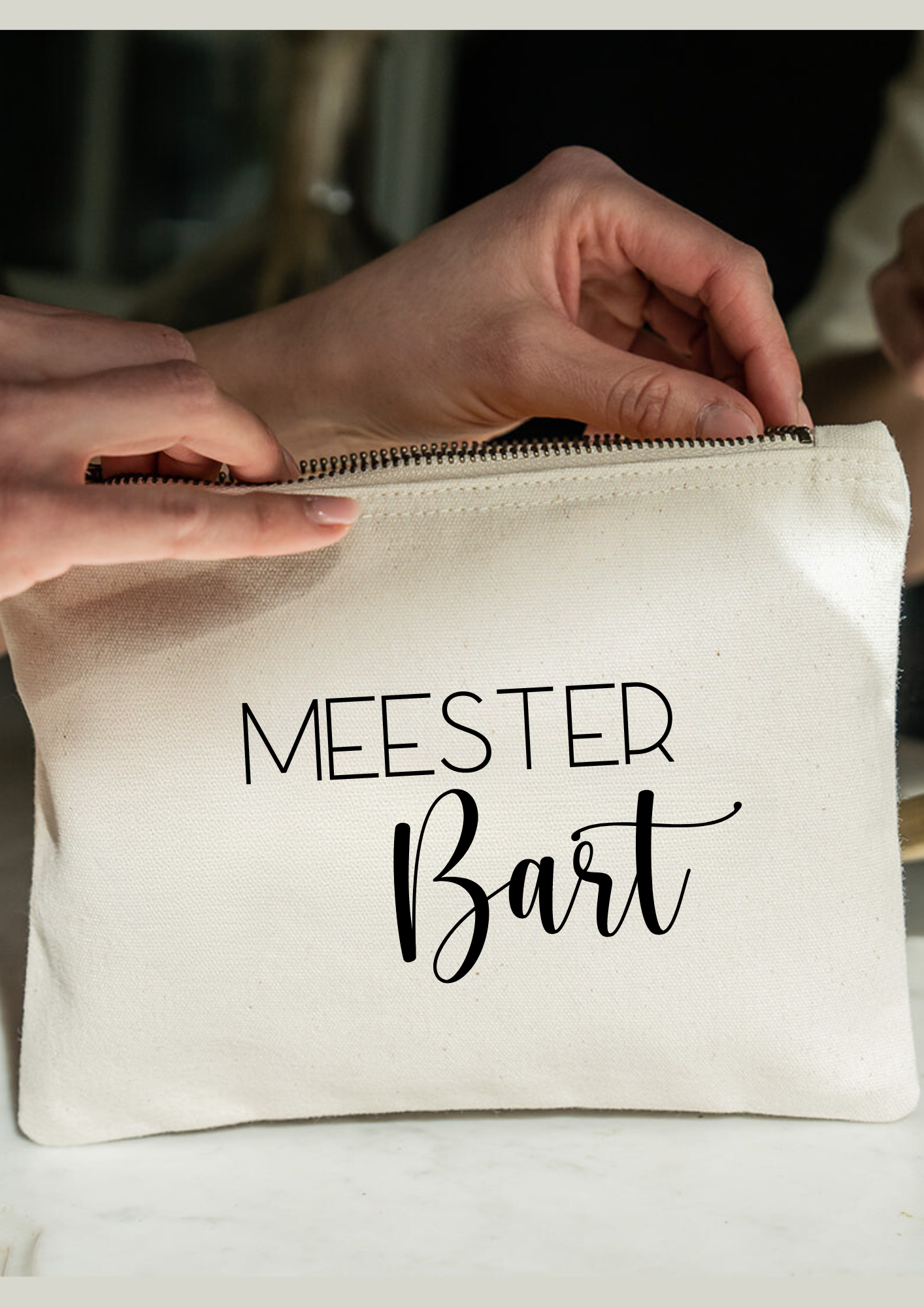 Gepersonaliseerde etuis voor juffen en meesters