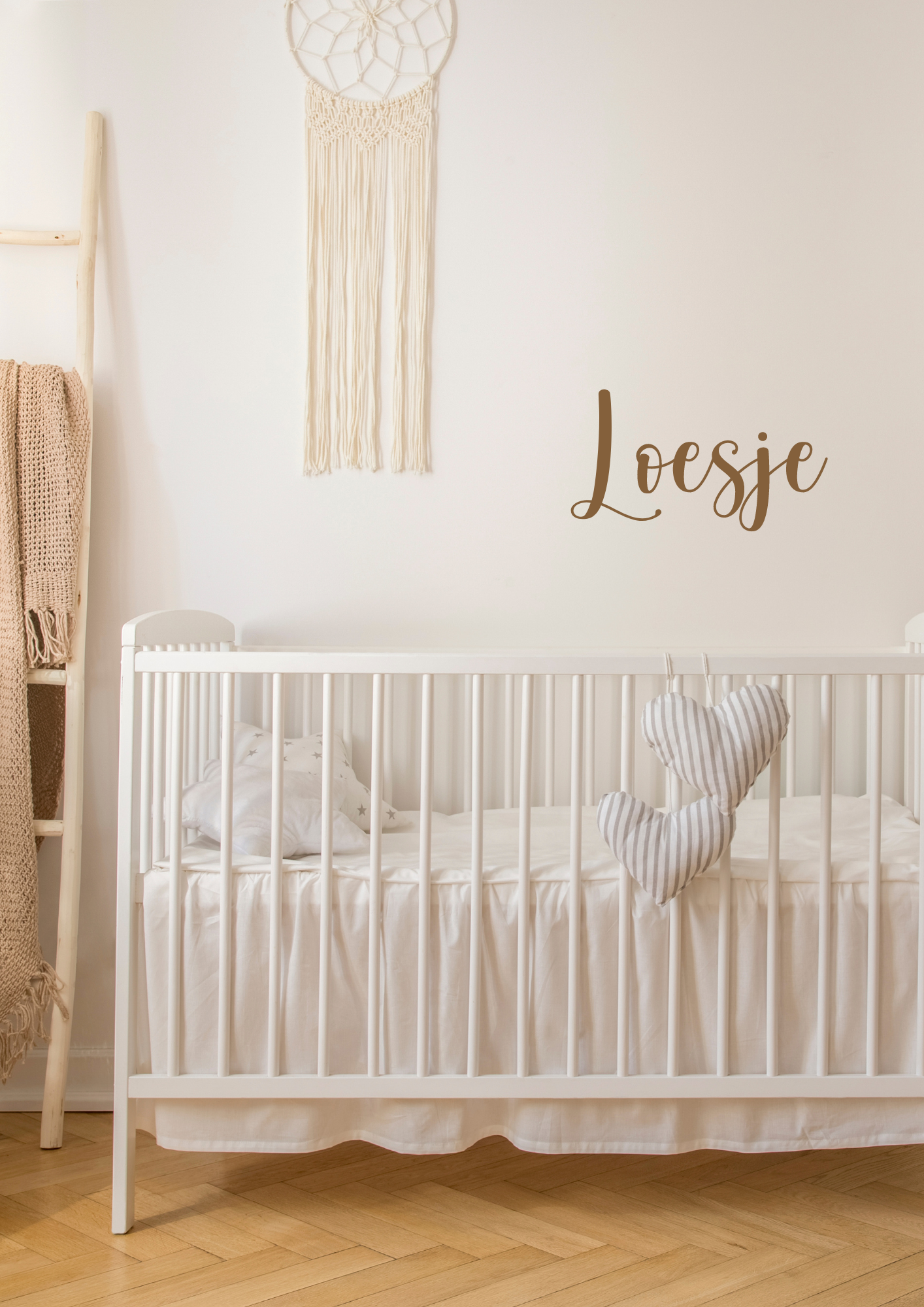 Decoratiesticker, uitgesneden naamsticker - verschillende breedtes, Tripp Trapp