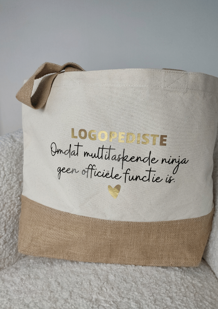 Gepersonaliseerde boodschappentas, strandtas, schoudertas