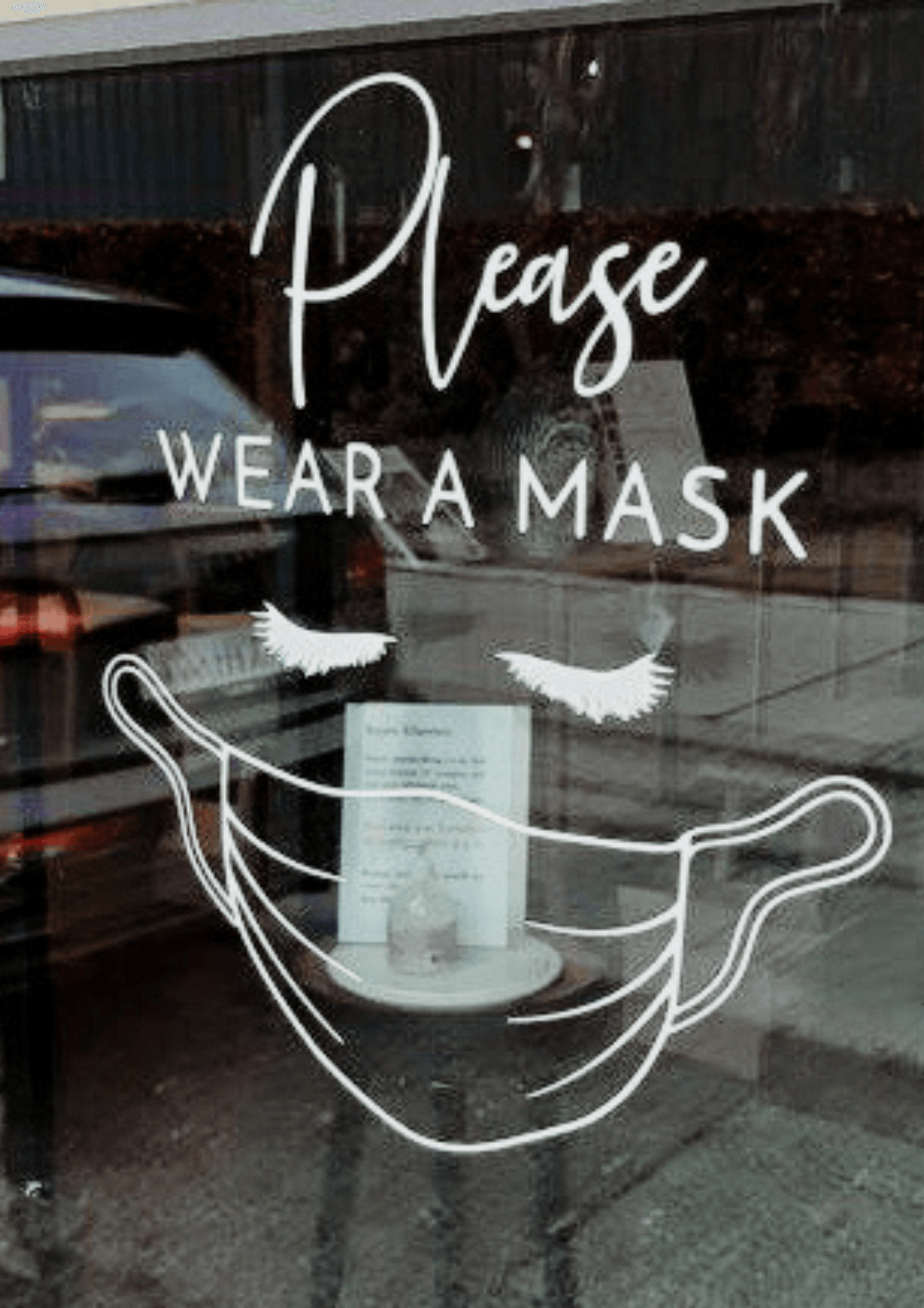 Raamsticker (max 100cm)