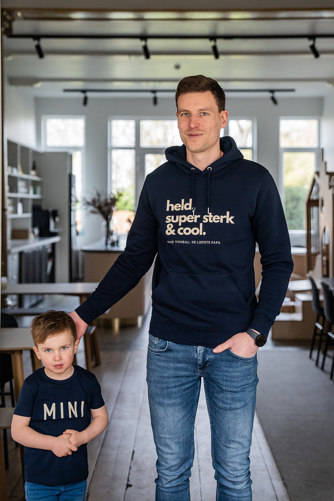 Stijlvolle hoodie - 'De liefste papa'