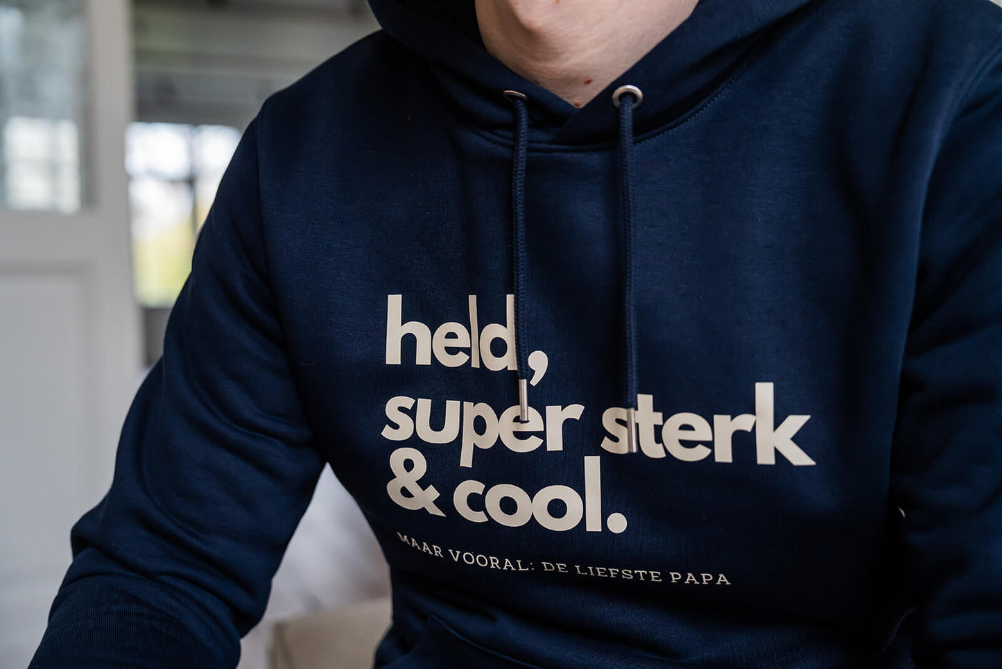 Stijlvolle hoodie - 'De liefste papa'