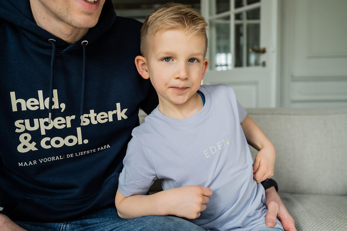 Stijlvolle hoodie - 'De liefste papa'