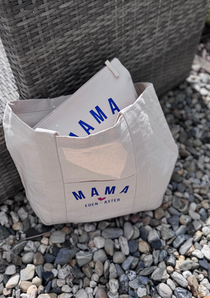Gepersonaliseerde boodschappentas, strandtas, schoudertas mét bijpassend tasje