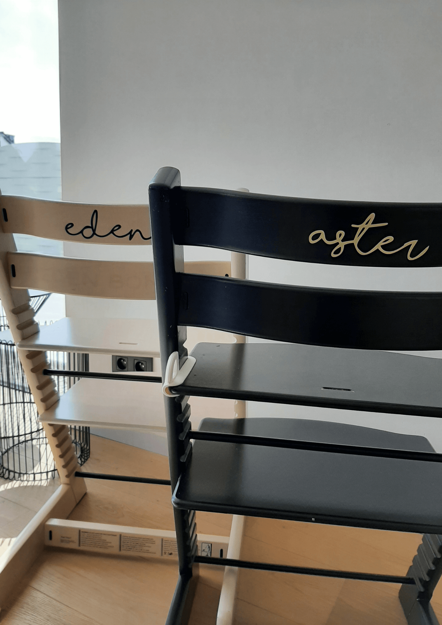 Decoratiesticker, uitgesneden naamsticker - verschillende breedtes, Tripp Trapp