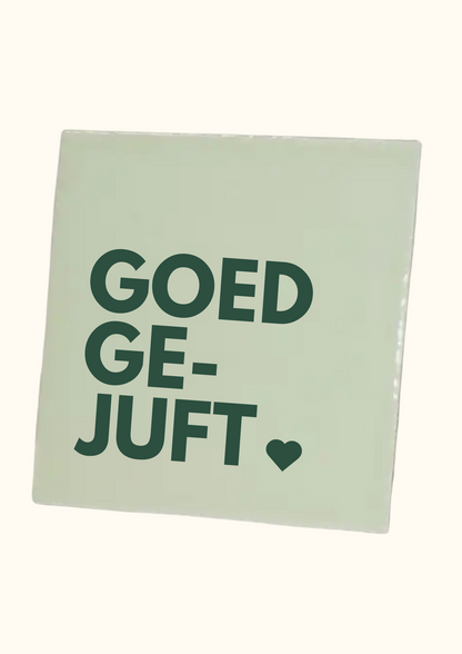 Tegeltje met quote