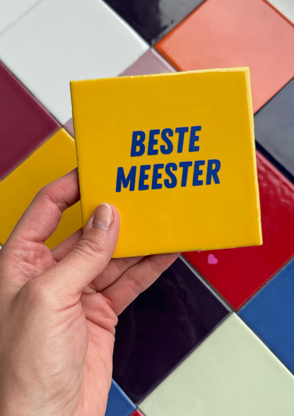 Tegeltje met quote