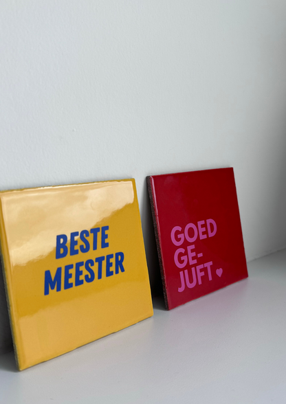 Tegeltje met quote