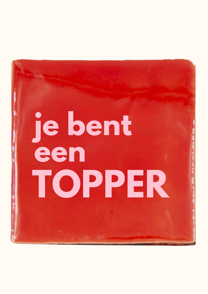 Tegeltje met quote