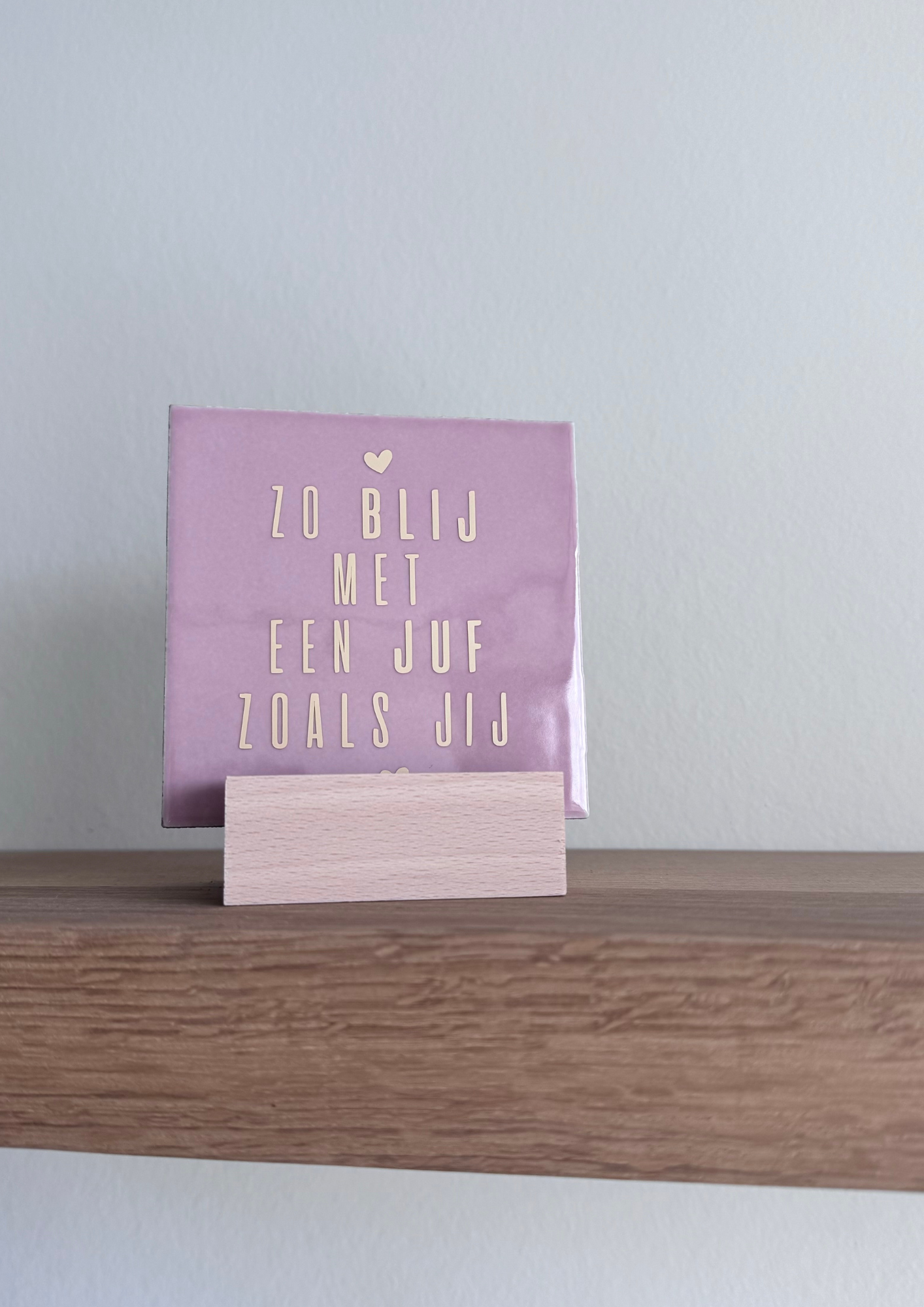 Tegeltje met quote