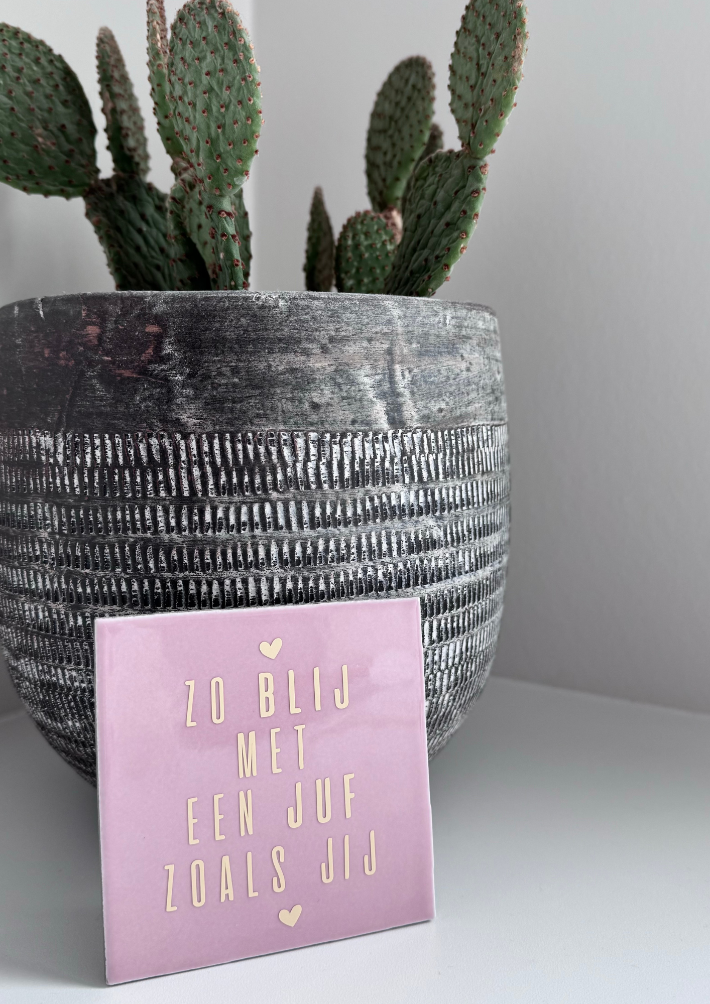 Tegeltje met quote