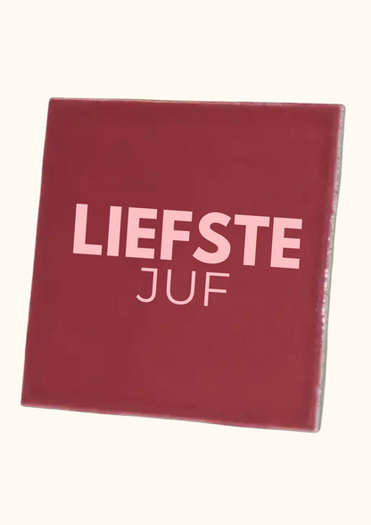 Tegeltje met quote