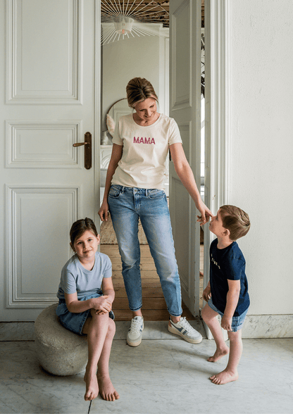 T-shirt mama met namen kinderen