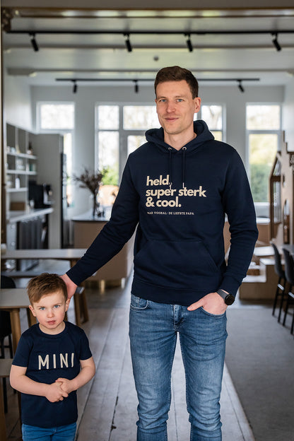 Stijlvolle hoodie - 'De liefste papa'
