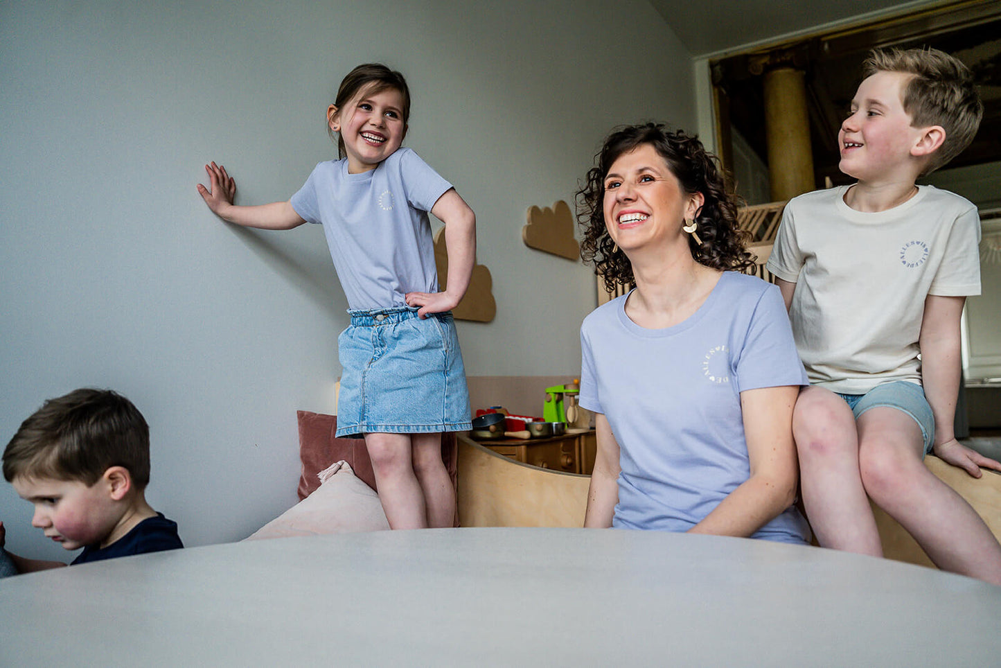 Matching T-shirt mama en kinderen